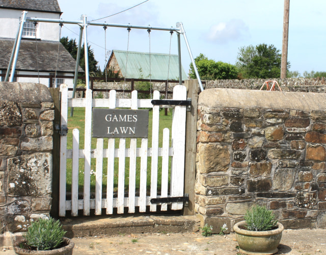 Wide view of one of the cottages